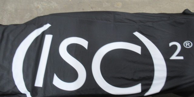 Black ISC2 Table Cloth